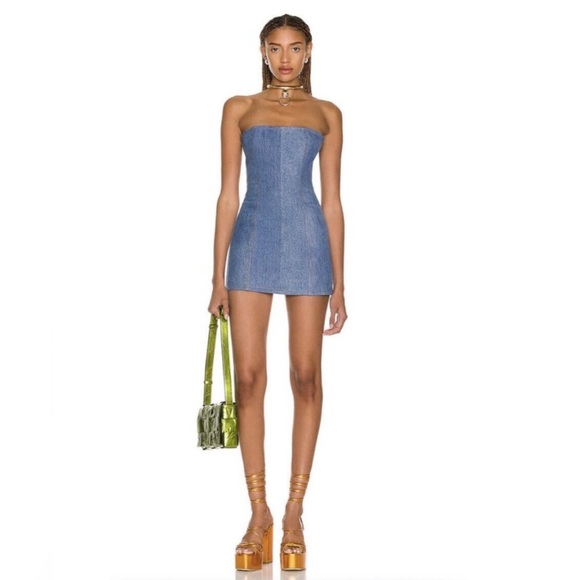 EB Denim Tube Dress - Picture 1 of 5